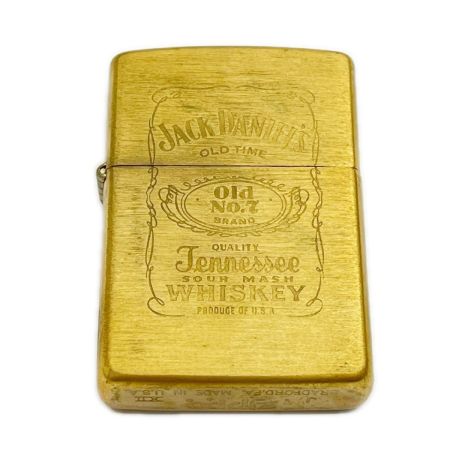  ZIPPO ジッポー JACK DANIEL'S ジャックダニエル オイルライター ゴールド ケース付