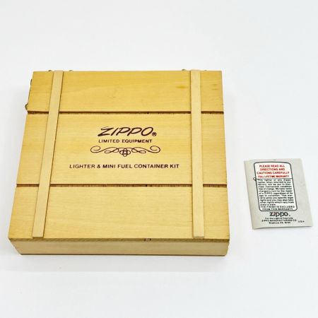  ZIPPO ジッポー ライター LIMITED EQUIPMENT SILVER 限定品1000個 通しナンバー入り NO.0970 SINCE 1932 ケース付