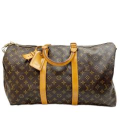  LOUIS VUITTON ルイヴィトン ボストンバッグ モノグラム キーポル・バンドリエール カデナ付 M41416 ブラウン Bランク