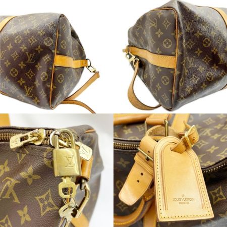  LOUIS VUITTON ルイヴィトン ボストンバッグ モノグラム キーポル・バンドリエール カデナ付 M41416 ブラウン