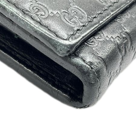  GUCCI グッチ 長財布 マイクロシマ 箱付 309760 ブラック