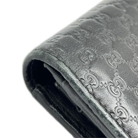  GUCCI グッチ 長財布 マイクロシマ 箱付 309760 ブラック