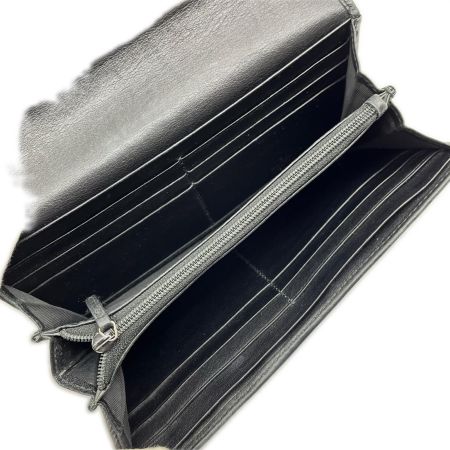  GUCCI グッチ 長財布 マイクロシマ 箱付 309760 ブラック