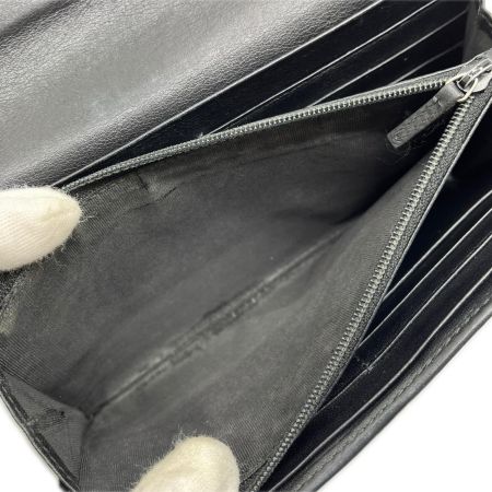  GUCCI グッチ 長財布 マイクロシマ 箱付 309760 ブラック