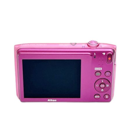  Nikon ニコン コンパクトデジタルカメラ 22024356 本体・専用電池・充電ケーブル・アダプタ・箱付 COOLPIX S3600 ﾋﾟﾝｸ