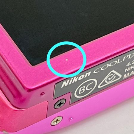  Nikon ニコン コンパクトデジタルカメラ 22024356 本体・専用電池・充電ケーブル・アダプタ・箱付 COOLPIX S3600 ﾋﾟﾝｸ