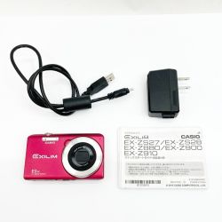 ◆◆ CASIO カシオ コンパクトデジタルカメラ 12011485A EXILIM EX-ZS27 ﾚｯﾄﾞ Bランク