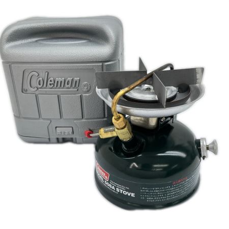  Coleman コールマン ガソリンシングルバーナー1991年1月製造  底ベタ有 508A グリーン系
