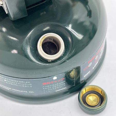  Coleman コールマン ガソリンシングルバーナー1991年1月製造  底ベタ有 508A グリーン系