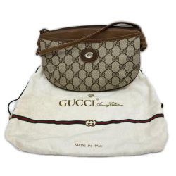 ◆◆ GUCCI グッチ オールドグッチ ミニショルダーバッグ GG柄 904.02.050 ブラウン Bランク