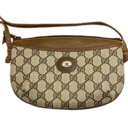  GUCCI グッチ オールドグッチ ミニショルダーバッグ GG柄 904.02.050 ブラウン