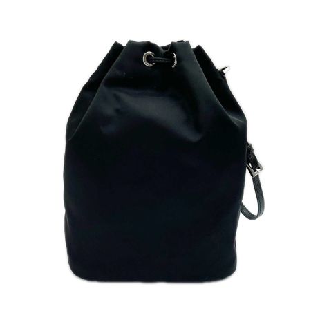  PRADA プラダ 巾着バッグ ナイロン カバン ポーチ レディース 黒 ブラック
