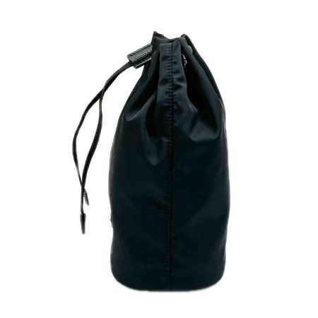  PRADA プラダ 巾着バッグ ナイロン カバン ポーチ レディース 黒 ブラック