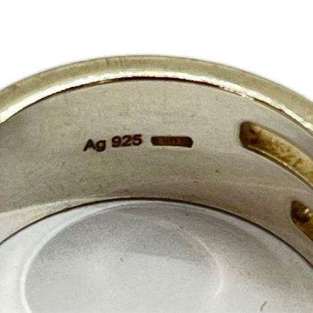 GUCCI グッチ Gロゴリング SILVER925 #15 シルバー