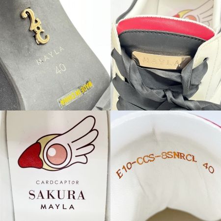  MAYLA アカデミック・ノクターン アイコニックシューズ ヒールスニーカー 靴 SIZE 40 ブラック