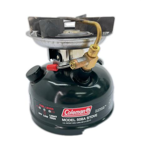  Coleman コールマン ガソリンシングルバーナー1993年12月製造 508A グリーン系