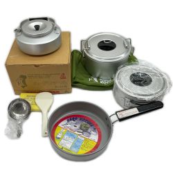 ◆◆ MORITA モリタ ハードコッヘル2~3人用 アルミクッカーセット 箱付 Bランク