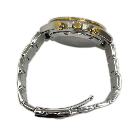  SEIKO セイコー クォーツ腕時計 クロノグラフ ステンレススチール 8T63-00D0 ホワイト