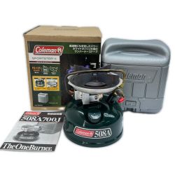 ◆◆ Coleman コールマン ガソリンシングルバーナー 2008年10月製造 508A グリーン系 Bランク