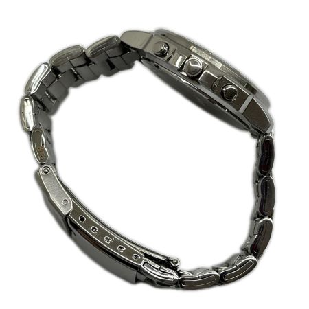  SEIKO セイコー クォーツ 腕時計 クロノグラフ SND495PC シルバー/レッド