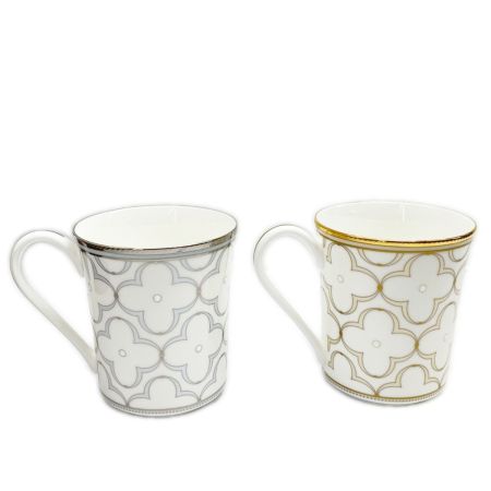  Noritake ノリタケ カップ プレートセット トレフォリオゴールド&プラチナ モーニングペア 箱付 未使用品 洋食器