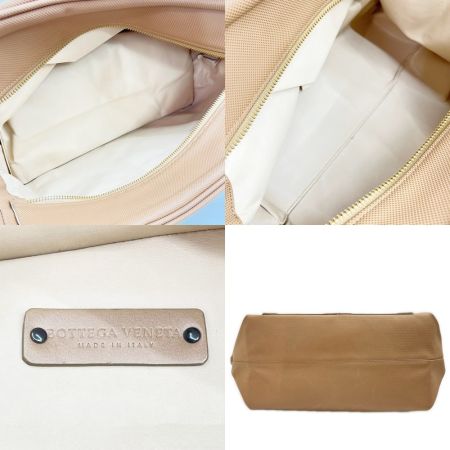  BOTTEGA VENETA ボッテガヴェネタ バッグ ボストンバッグ  トートバッグ ストラップ付 底にシミ有 ブラウン