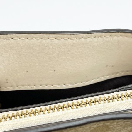  COACH コーチ ハンドバッグ エンボスシグネチャー ショルダーストラップ欠品 F29434 ベージュ