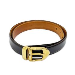 ◆◆ LOUIS VUITTON ルイヴィトン ベルト ダメージ有 服飾雑貨 ファッション小物  ゴールド×ブラウン Bランク