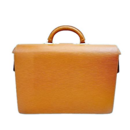  LOUIS VUITTON ルイヴィトン ビジネスバッグ エピ セルヴィエット フェルモワール キー付 ベタ有 M54358 ブラウン