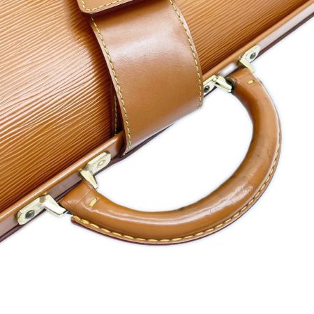  LOUIS VUITTON ルイヴィトン ビジネスバッグ エピ セルヴィエット フェルモワール キー付 ベタ有 M54358 ブラウン