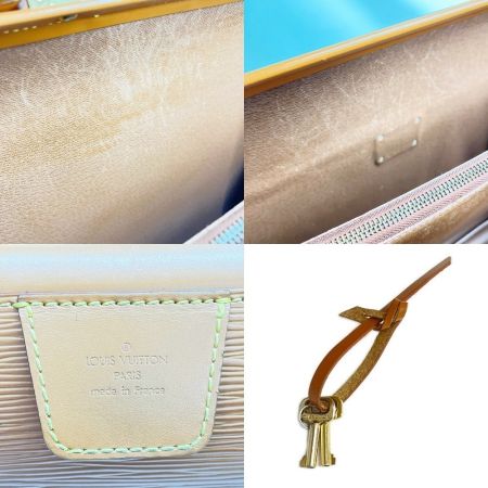  LOUIS VUITTON ルイヴィトン ビジネスバッグ エピ セルヴィエット フェルモワール キー付 ベタ有 M54358 ブラウン