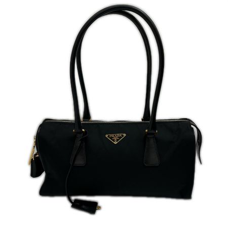  PRADA プラダ ミニボストンバッグ TESSUTO＋VITEL BR0345 ブラック