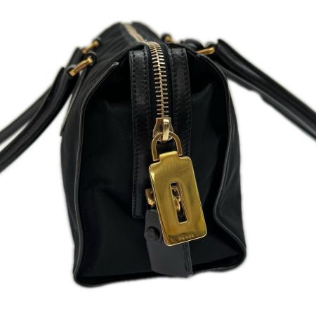  PRADA プラダ ミニボストンバッグ TESSUTO＋VITEL BR0345 ブラック