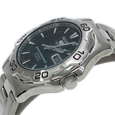  SEIKO セイコー 5 SPORTS 腕時計 自動巻き 本体のみ ステンレススチール ブラック デイデイト 7S36-00A0