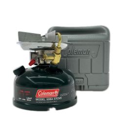 ◆◆ Coleman コールマン ガソリンバーナー ガソリンシングルバーナー 製造年月1995年11月 ケース付 508S STOVE Bランク