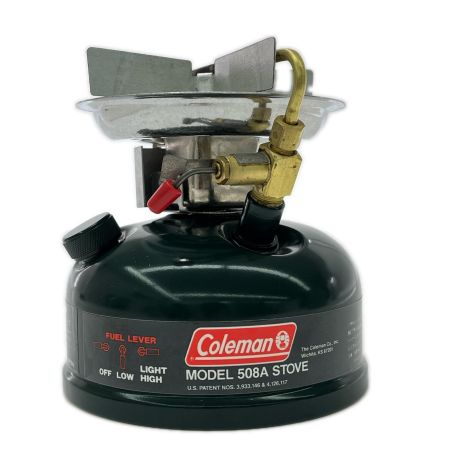  Coleman コールマン ガソリンバーナー ガソリンシングルバーナー 製造年月1995年11月 ケース付 508S STOVE