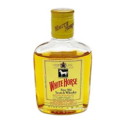 ◆◆ WHITE HORSE ホワイトホース FINE OLD SCOTCH WHISKY スコッチウイスキー 190ml 43%  Sランク 未開栓