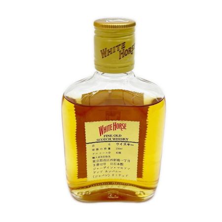  WHITE HORSE ホワイトホース FINE OLD SCOTCH WHISKY スコッチウイスキー 190ml 43%  未開栓