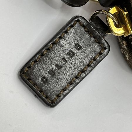  CELINE セリーヌ Cマカダムショルダーバッグ ジャガード ヴィンテージ オールド MC01/0 ブラウン