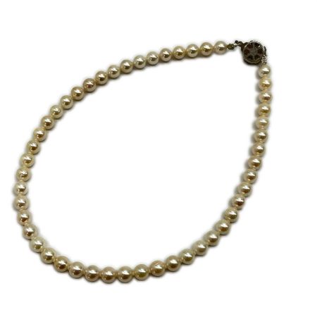   真珠 パールネックレス 総重量35.6g 約40cm パール7.5cmクラスプSV