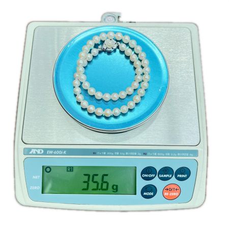   真珠 パールネックレス 総重量35.6g 約40cm パール7.5cmクラスプSV