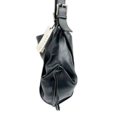  MONTINI モンティーニ ショルダーバッグ レザー レディース ブラック