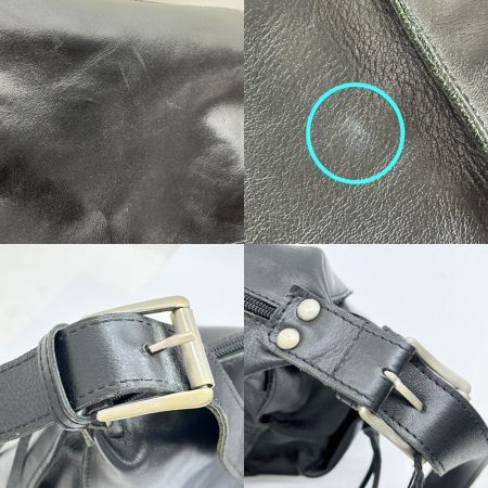  MONTINI モンティーニ ショルダーバッグ レザー レディース ブラック