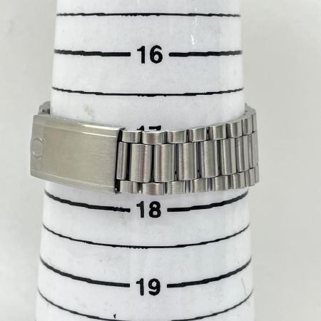OMEGA オメガ シーマスター 自動巻き 腕時計 2026.07OH 風防に亀裂・キズ多数 176.007 シルバー×ブルー