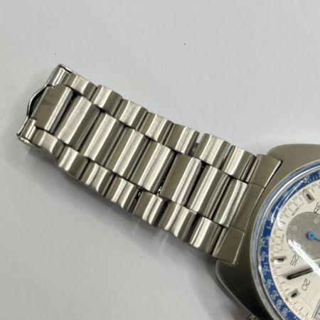 OMEGA オメガ シーマスター 自動巻き 腕時計 2026.07OH 風防に亀裂・キズ多数 176.007 シルバー×ブルー