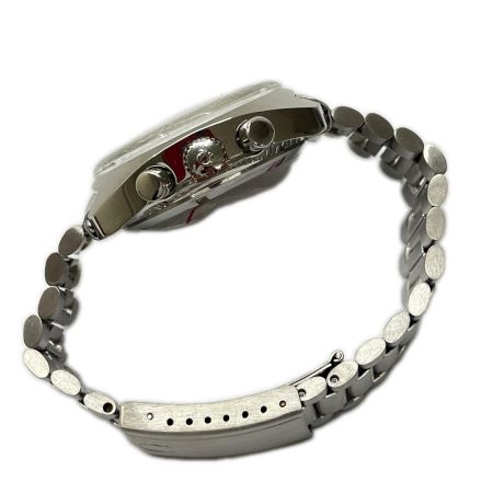 OMEGA オメガ シーマスター 自動巻き 腕時計 2026.07OH 風防に亀裂・キズ多数 176.007 シルバー×ブルー
