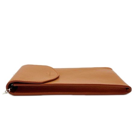  IL BISONTE イルビゾンテ スマホポーチ クロスショルダーバッグ 美品 オレンジ