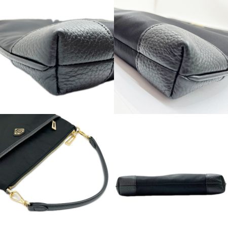  COCOCELUX GOLD ココセリュックスゴールド ハンドバッグ ショルダーバッグ 2WAYバッグ ナイロン ブラック