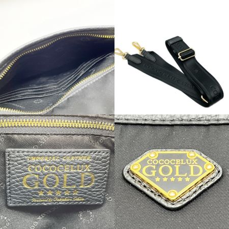  COCOCELUX GOLD ココセリュックスゴールド ハンドバッグ ショルダーバッグ 2WAYバッグ ナイロン ブラック