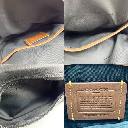  COACH コーチ メッセンジャーバッグ ボディバッグ ショルダーバッグ 斜めがけ レザー ブラック  CP162 ブラック